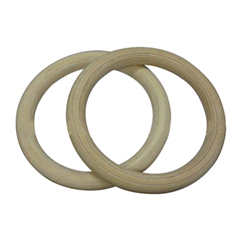 INOOMP A Pair of Gymnastic Rings Rings for Full Body Strength and Muscular Bodyweight Training Cross- Training Workouts (28mm) Goods