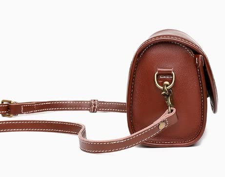 Women’s Leather Messenger Bag - Adjustable Briefcase Satchel, Office Shoulder Crossbody Bag4