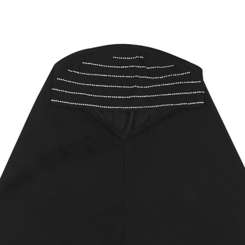 Women's Shiny Rhinestone Muslim Instant Hijab Scarf Fashion One Piece Amira Islamic Headscarf Shawl Wraps2