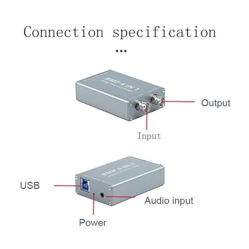 Convertidor de vídeo analógico para digitalizar recuerdos con captura de vídeo USB 4