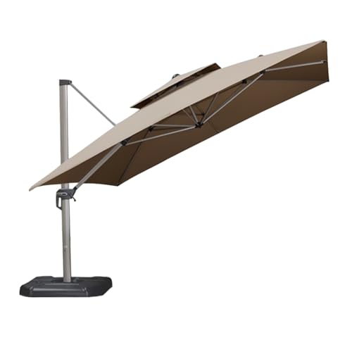 Derefine Dossel de reposição para guarda-chuva, guarda-sol duplo de substituição para guarda-sol, pr