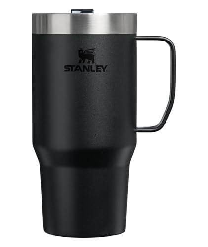 Image of STANLEY The Everyday Suburban Mug | 24 oz | Drink Through Lid | Cup for Coffee, Tea and Drinks | Insulated Stainless Steel Coffee Mug | BPA-Free | Black 2.0