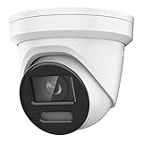 VisiSecure 4K 8MP Color-Vu Hik PoE IP Camera DS-2CD2387G2-LU, Color Night Vision, 130dB WDR, Human/Vehicle Detection, IP67 Weatherproof, 24/7 Recording, 2.8mm Lens, International English Version