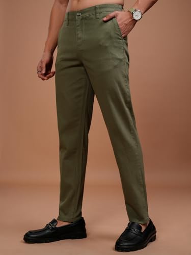 Image of Highlander Men'S Tapered-Fit Mid-Rise Jeans | Modern Look | Stretch Denim | All-Day Comfort | Trouser for Men | Men Trousers | Trousers for Man | Pants for Man