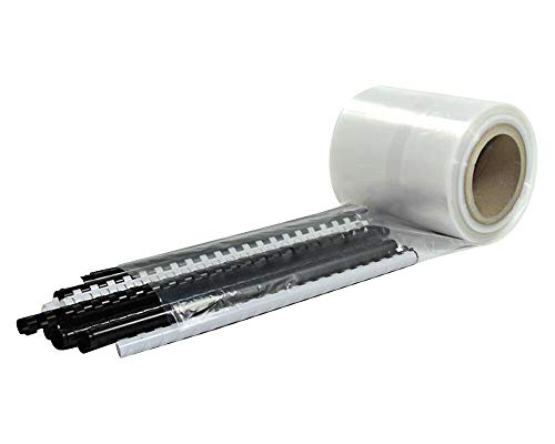 Preisvergleich Produktbild Schlauchfolie, 80mm breit, 50my, transparent, 500 lfm.