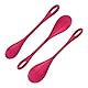 Satisfyer, Liebeskugeln, Yoni Balls ’Yoni Power 1’, 22-74 g, 2-3 cm, 3er Set, hautfreundliches Silikon, Farbe:Rot