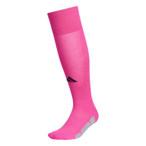 adidas Utility All Sport Socks for Men, Women, Youth Boys and Girls, 1-Pack, Shock Pink/Black/2, Medium