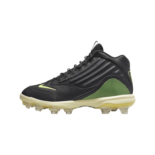 Nike Griffey 2 MCS Men's Baseball Cleats (HF1579-001, Black/Volt) Size 11