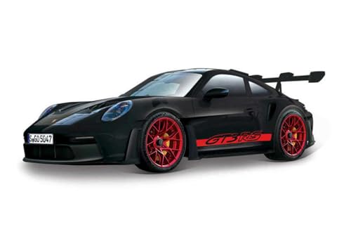 Porsh 911 GT3 RS Sports Car Negro/Rojo 1:43
