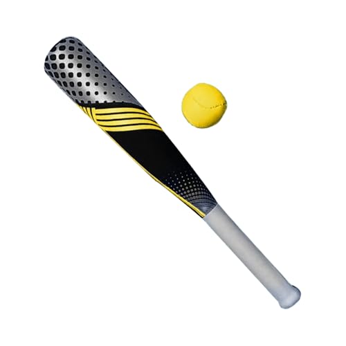 SWIMLINE Neoprene Pool & Beach Accessory for Active Group Play Backyard Games and Water Sports Waterproof Soft Baseball & Bat Set Black & Yellow