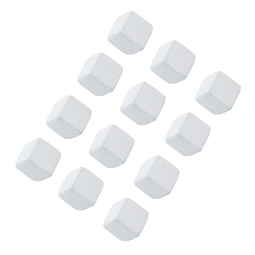 Gadpiparty 12個 カメの歯 亀のブロック 亀の素地 魚ブロック 水槽の補助食品 水槽用 亀の餌 水槽砥石 亀の水槽の天然ミネラル 水槽のミネラル チンチラ溶岩 マリン 洞窟 白い カルシウム