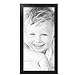 ArtToFrames 11x22 inch Satin Black Picture Frame, 2WOMFRBW26079-11x22