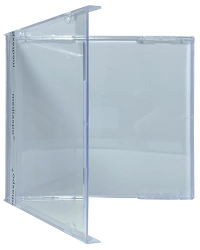 mediaxpo 10 Standard CD Jewel Case (Carton Only, NO Trays)