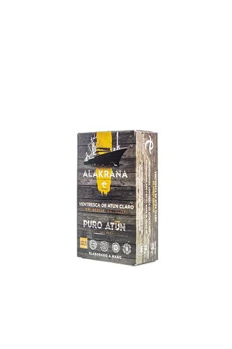 Ventresca de Atún Ultra Alakrana en aceite de oliva, 1 pack de 6 latas de 115gr