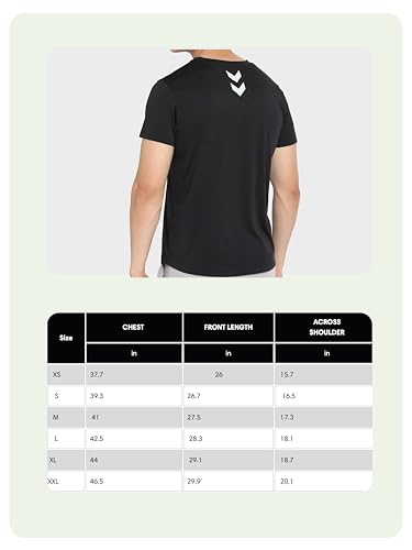 Image of hummel Amero Men's T-Shirt 2.0 | Comfortable | Breathable Fabric | Durable | for Everyday Use | Ideal for Yoga or Gym | T-Shirt for Men