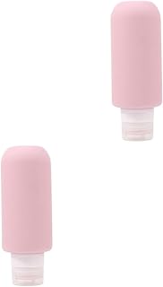 Beaupretty 2Pcs Garrafa De Sílica Gel Recipientes De Viagem De Silicone Recipientes De Viagem Para Líquidos Recipiente De Silicone Recipientes De Viagem Para Produtos De Pessoal