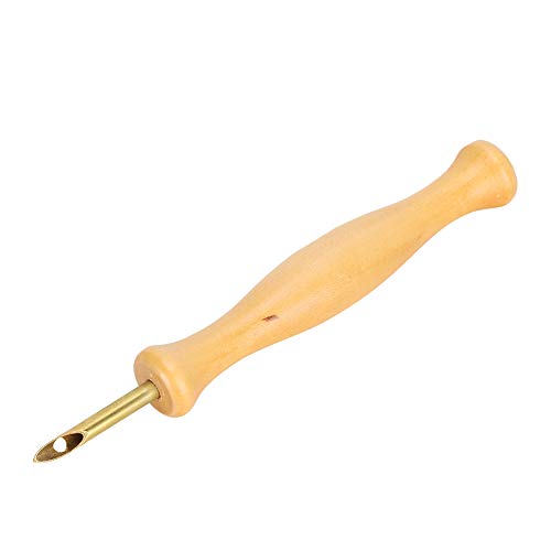 Premium Punch Needle Tool, Ergonomic Wooden Handle, Lightweight and Portable, with Fine Workmanship, Suitable for Sewing, Weaving, and Embroidery