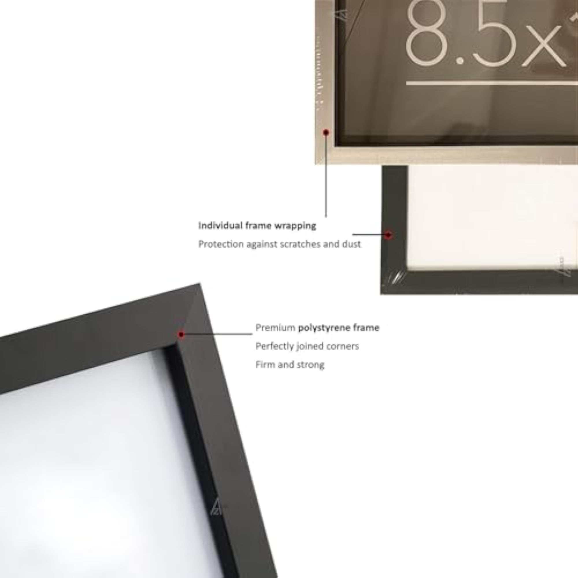 Extra Large Dark Brown Wall Photo Frame D569