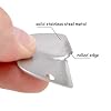 10 PCS Blank Stainless Steel Military Dog Tags in Box, Silvery
