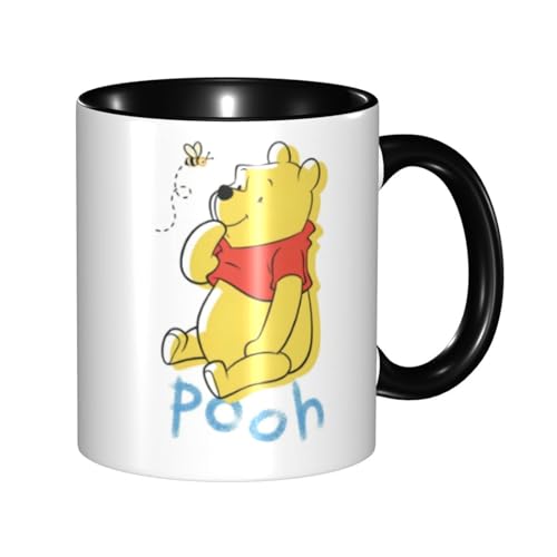 くまのプーさん マグカップ 330ml ティーカップ コーヒーカップ カップ セラミック Mug Cup 軽量 直接ドリップ おしゃれ かわいい 電子レンジ対応 グッズ オフィス 家用 プレゼント