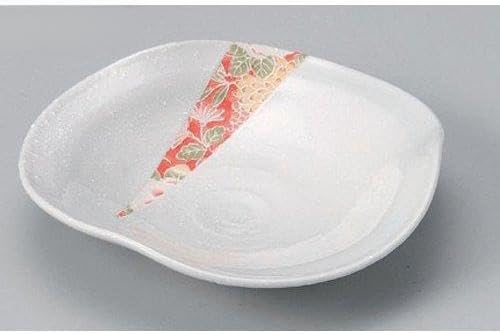 Set of 5 One Way With A Red sumahonoyoufukuya Dimension 6 Dishes [18.5 x 18 x 4.1 cm] Kagurazaka Inn 和食 Charger Restaurant Commercial