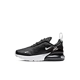 Nike Air Max 270 (PS), Chaussures de Running Compétition garçon, Noir (Black/White/Anthracite 001), 29.5 EU