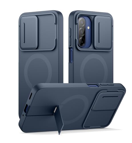 SURITCH ���C�P�[�XSamsung Galaxy A17 5G/A26 5G�ƌ݊����J�����J�o�[������??�\�ȃ��^���L�b�N�X�^���h�t�� �ϏՌ��o���p�[�P�[�X �X�����ی�J�o�[ Galaxy A17 5G/A26 5G�p�i�_�[�N�u���[�j
