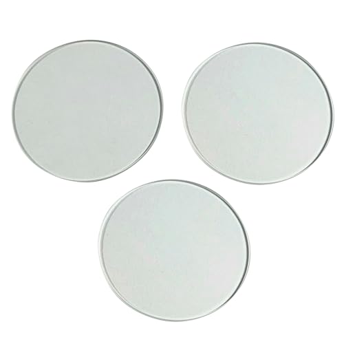 HQRP Glass AA Lens for Maglite Mini AA Flashlight, Mini Maglite PRO LED, Mini Maglite PRO+ LED Flashlights, 22.3x1.0 mm, Upgrade Tempered Glass Lens Shatterproof and UltraClear, 3-Pack