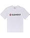 Element Blazin SS Tees, Hombre, Optic White, M