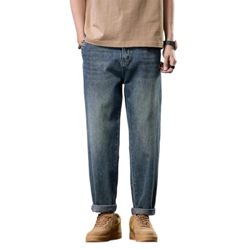 Men's Comfortable, Versatile Loose Long Jeans, Casual Trousers