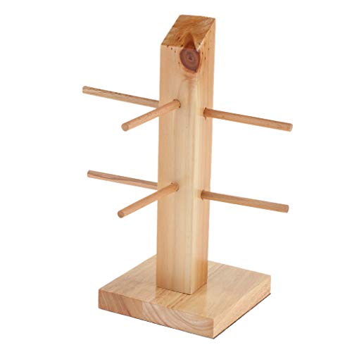 Preisvergleich Produktbild perfk Hölzern Brillenständer Brillenhalter Brillenablage Halter Sonnenbrillenständer Sonnenbrille Ausstellungsstand Gestell 2 Schicht