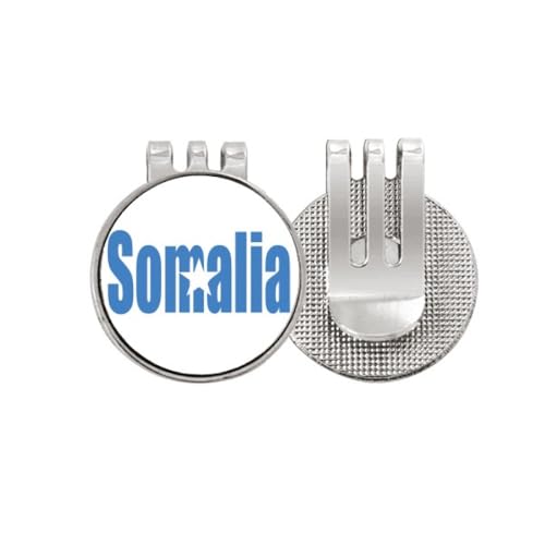 Marqueur de balle de golf Somalie émail, cadeau magnétique pour golfeur