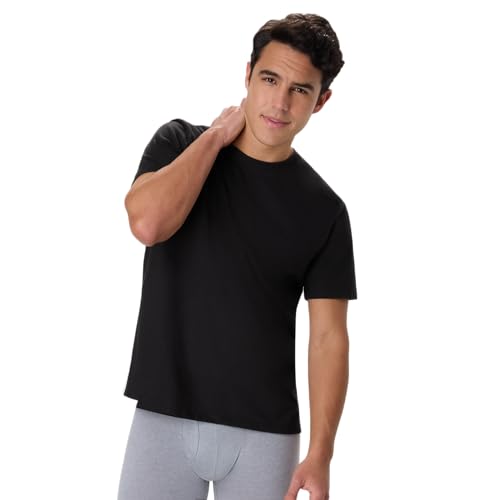 Image of Hanes Men's Undershirt T-Shirts Pack, 5-Pack, Classic T Shirts for Men, Cotton Crewneck Tees, Wicking Clothing