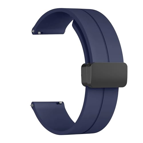 [SRMVRNKNNK] 20mm �V���R���X�g���b�vFit For Amazfit GTR 42mm �ɓK��/GTS 3 2 E �ɓK��/Fit For Bip Youth ��(Midnight Blue,GTS 3)