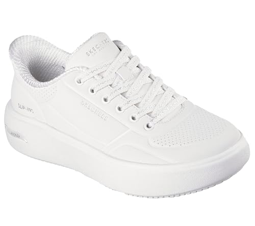 Skechers Women's Arch Fit Horizon Court-Solid Choice Hands Free Slip-ins Sneaker