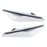 FEMPRXZ Right+Left Side Front Quarter Panel Chrome Finisher Compatible with BMW X3 sDrive28i/xDrive28d/xDrive28i/xDrive35i 2015-2017|BMW X4 M40i 2016-2017 & xDrive28i/xDrive35i 2015-2016