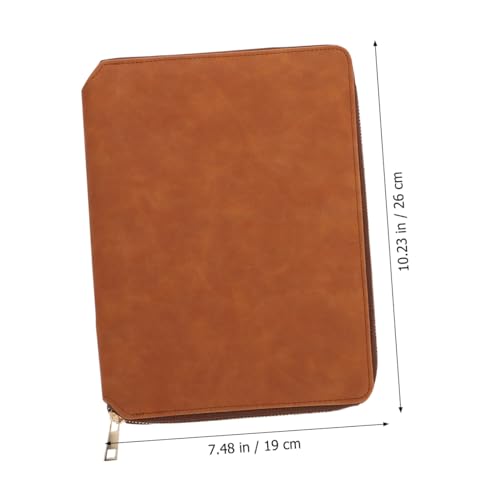 Bloc-notes professionnel A5 Cabilock carnet de bureau à feuilles mobiles et pochette
