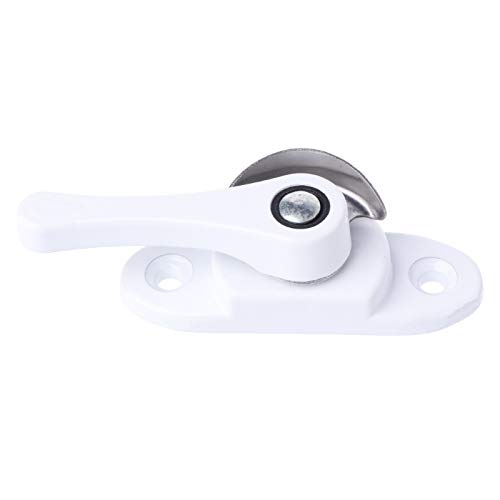 MRKU Maniglie per finestre, Serrature per Porte in plastica e Metallo, antifurto, Sicurezza, scorrevoli, bidirezionali, a Mezzaluna, Accessori per ferramenta