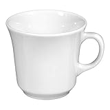 Forma: redonda. Seltmann 001.319252 Toscana - Juego de tazas de café (porcelana, redondas, 3 decoraciones, 0,22 L, 8,7 cm de diámetro, 7,9 cm de altura, 6 unidades), color blanco
