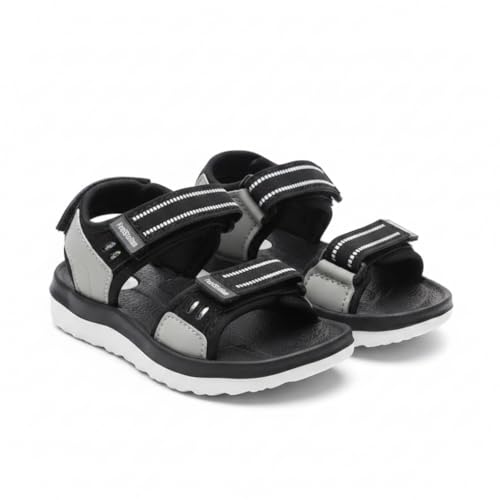 Image of Kids Open Toe Sports Sandals | Comfortable Lightweight Double Welcro Outdoor Athletic Sandals for Boys, Girls & Toddlers | Daily Play Shoe (1-10 Years)