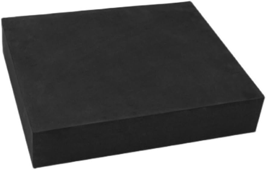 Premium Black Square High Density Foam,12"/16"/20"/24" Versatile Upholstery Foam Sheet Padding for Sofa Couch Cushion/Furniture Seat Replacement (6" Thick,20"x20")