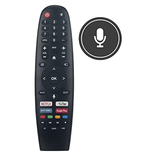 VINABTY Replaced Voice Remote Control dedicated for ZEPHIR TV LED-5021KGOO 32HA10V3 LED-3221GOIN TAG40-8900 LED5021KGOO LED3221GOIN TAG40890 - Image 2