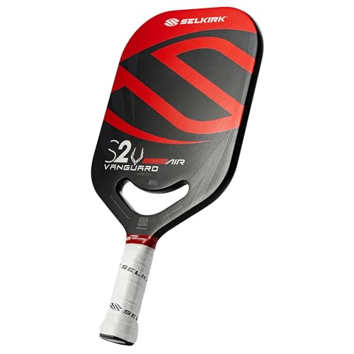Image of Selkirk Sport Vanguard Power Pickleball Paddles | S2 Black & Red