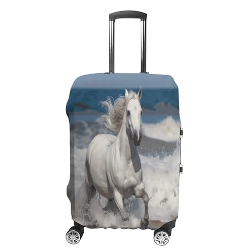 Housse de valise cheval blanc pour sublimer vos week-ends et vacances