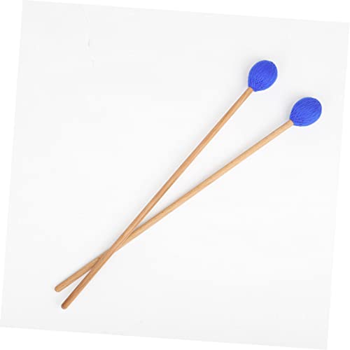 2 baquetas para marimba con cabeza de lana y mango duradero miniatura 6