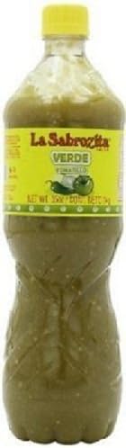 La Sabrozita Homestyle Tomatillo Salsa (Salsa Verde), 35-Ounce Bottles (Pack of 2)