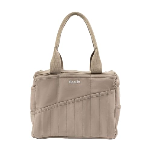 Soolla Studio Bag - World's Most Loved Art Supply & Pottery Tool Bag, Machine Washable, Over 30 Pockets, 10 Premium Colors, Quick-Dry Canvas, Organizer for Crafts, Sewing, Knitting, Adults, Students,