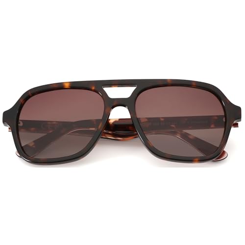 ZENOTTIC Aviator Sunglasses for Men Polarized: Aviator Sunglasses Womens - Retro Hexagonal Mans Pilot Sunglass3