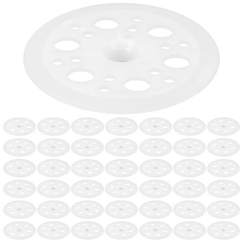 Rondelles plates plastique NUOBESTY 500 pièces en polypropylène isolant pour fixation murale