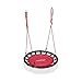 Produktbild Relaxdays Nestschaukel, runde Hängeschaukel, für Kinder & Erwachsene, verstellbar, draußen, Ø: 80 cm, bis 100 kg, rot